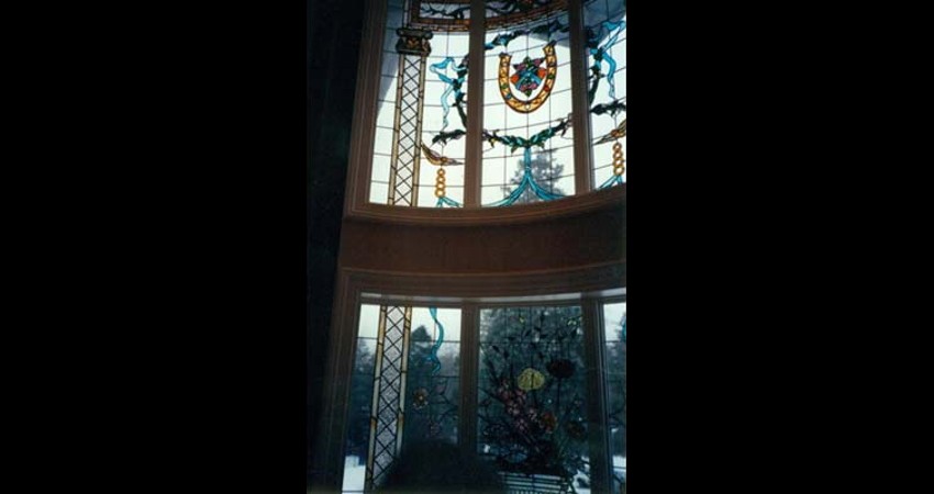 Private-residence-oakville-stained-glass